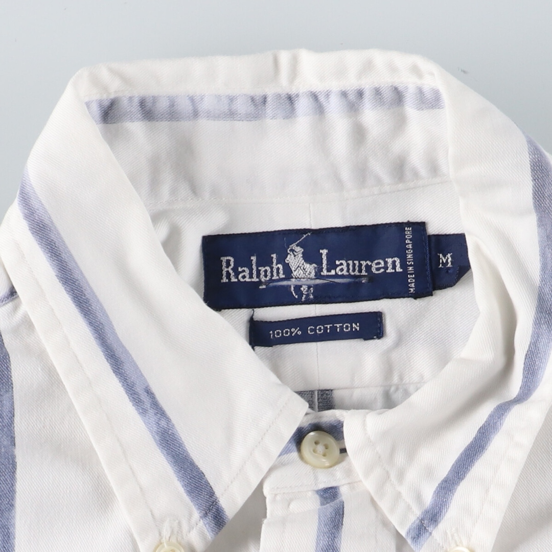 Ralph Lauren(ラルフローレン)の古着 ラルフローレン Ralph Lauren 半袖 ボタンダウン ストライプシャツ メンズXL /eaa447425 メンズのトップス(シャツ)の商品写真