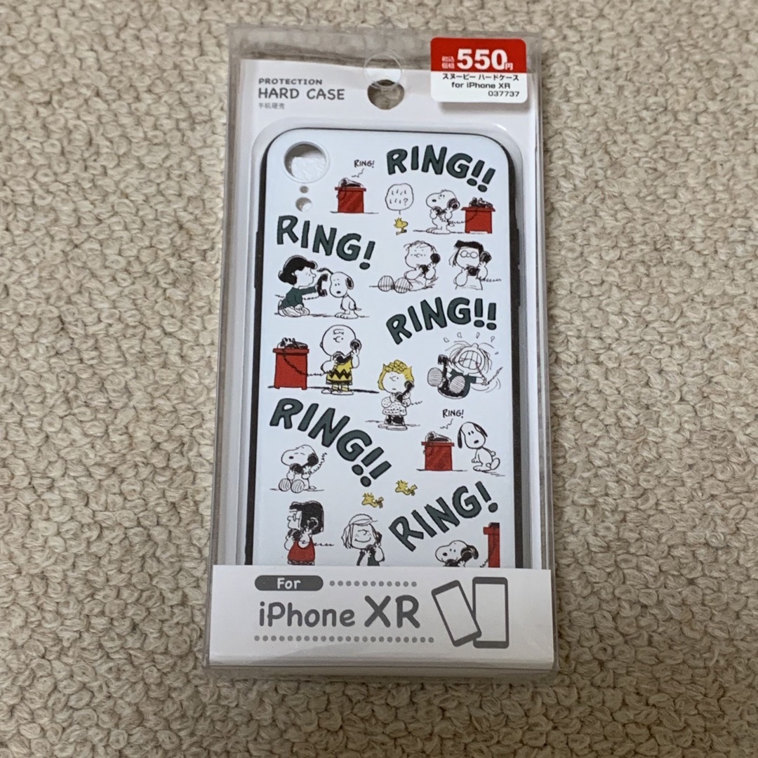 スヌーピー　ハードケース　iPhoneXR スマホケース　アイフォン　ピーナッツ スマホ/家電/カメラのスマホアクセサリー(iPhoneケース)の商品写真