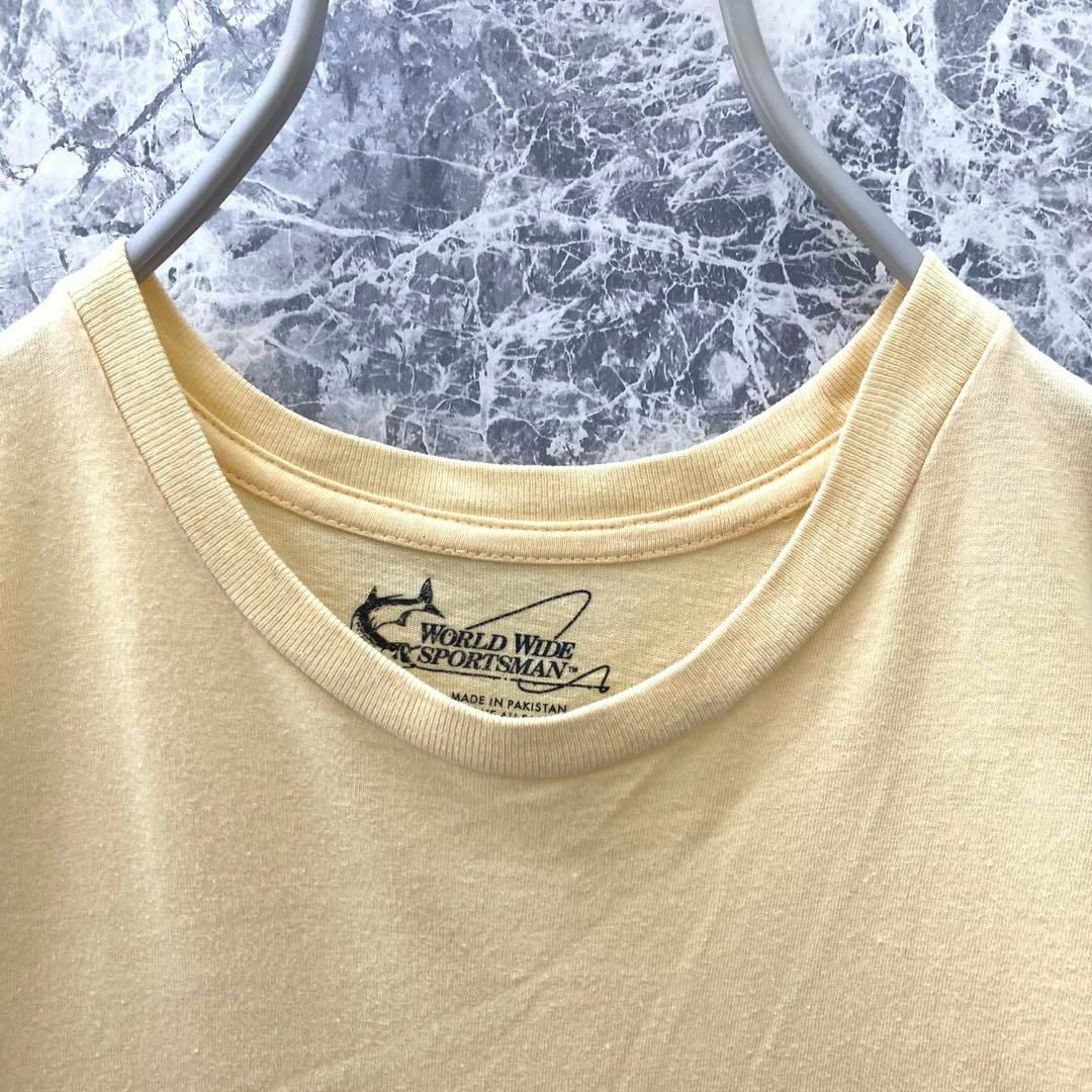 VINTAGE(ヴィンテージ)のIT104 US古着ワールドワイドスポーツマンリアルフィッシュバックロゴTシャツ メンズのトップス(Tシャツ/カットソー(半袖/袖なし))の商品写真
