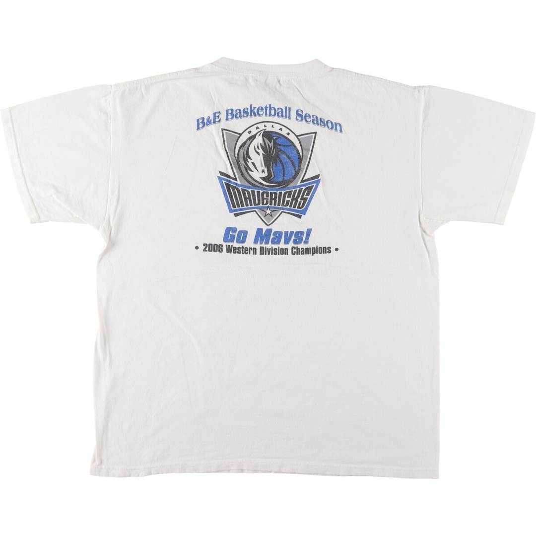 Anvil(アンビル)の古着 90年代 アンビル Anvil NBA DALLAS MAVERICKS ダラスマーベリックス スポーツプリントTシャツ メンズXL ヴィンテージ /eaa447863 メンズのトップス(Tシャツ/カットソー(半袖/袖なし))の商品写真