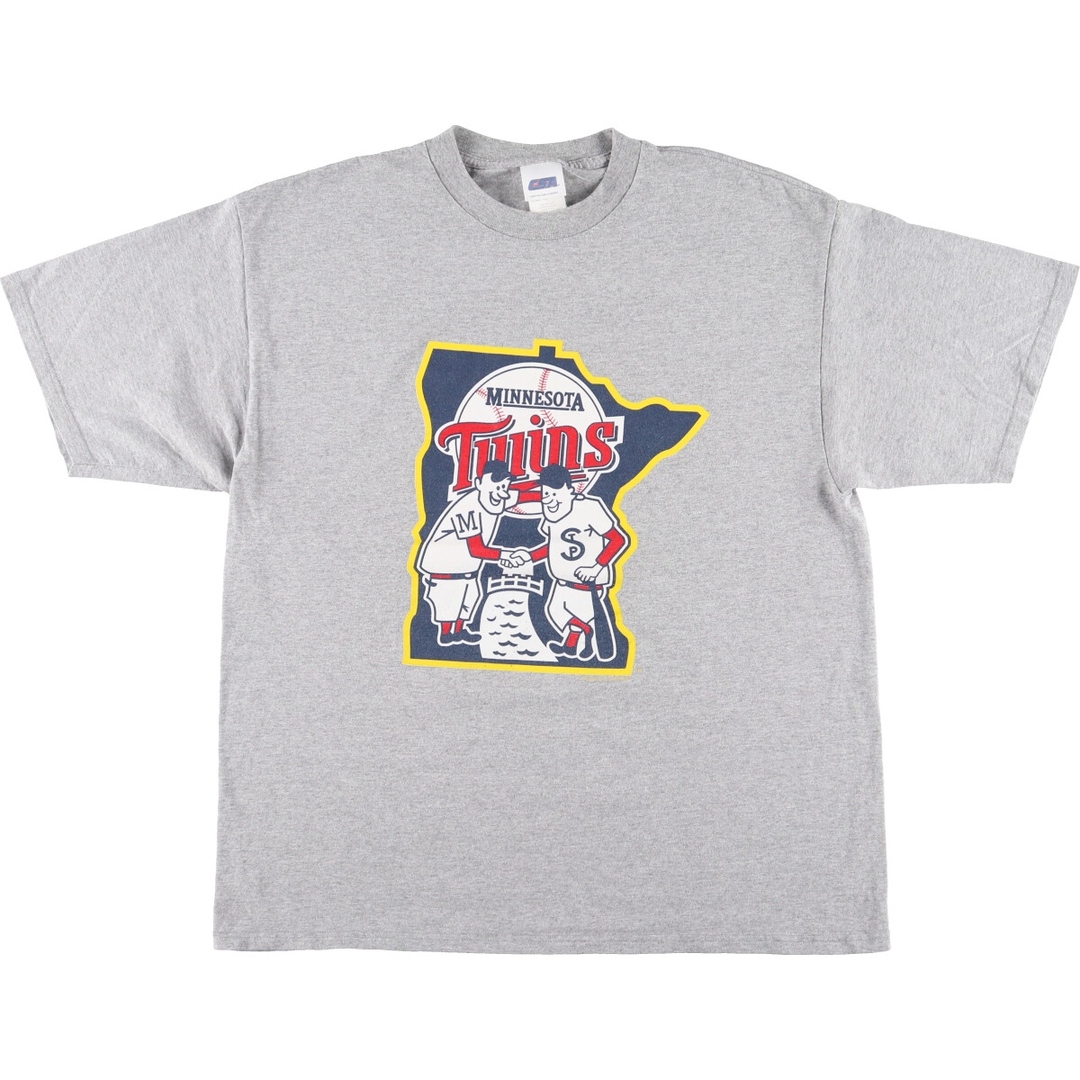 古着 CSA MLB MINNESOTA TWINS ミネソタツインズ スポーツプリントTシャツ メンズXL /eaa447864 メンズのトップス(Tシャツ/カットソー(半袖/袖なし))の商品写真