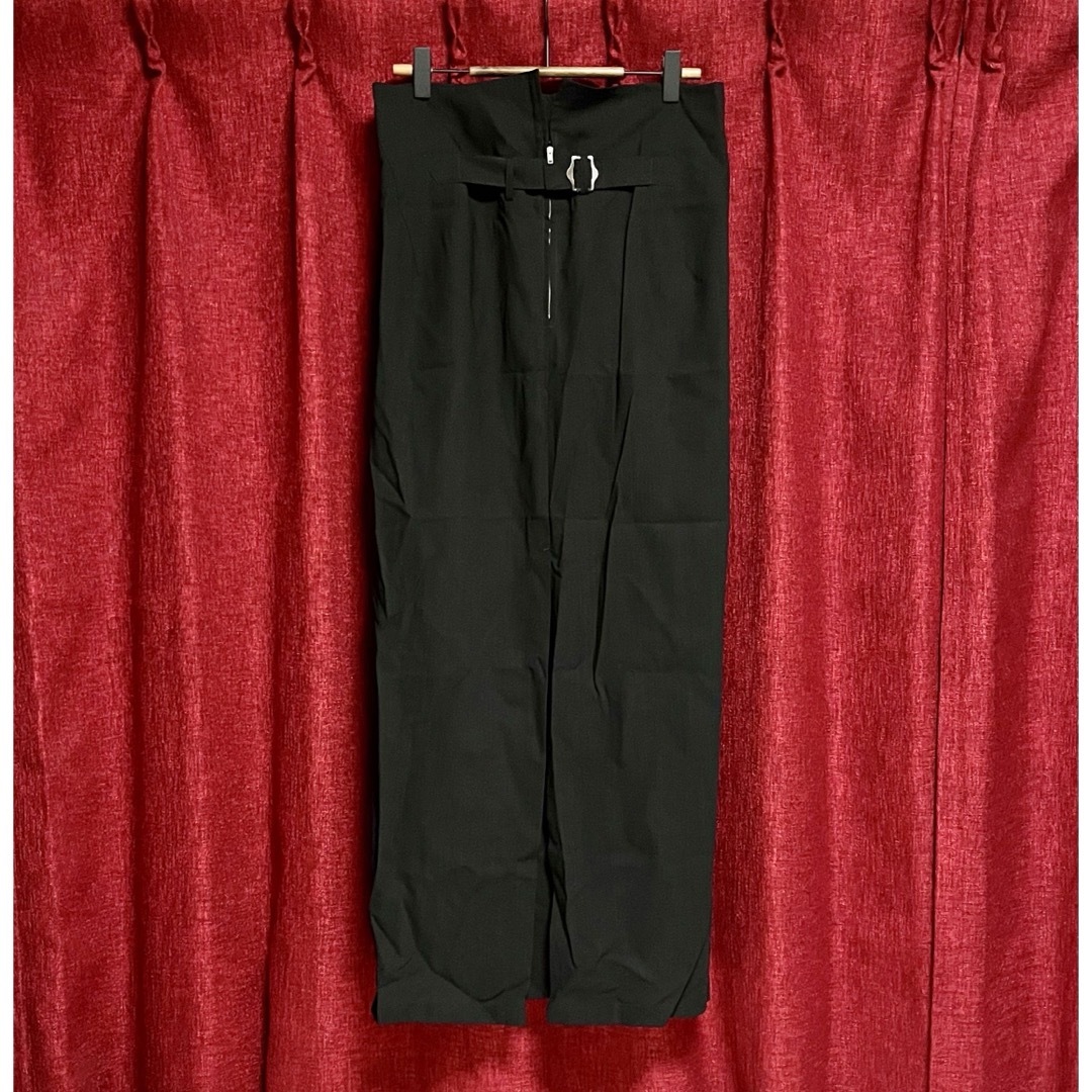 Y's ワイズ  ヨウジヤマモト タイト ロングスカート 無地 黒 モード レディースのスカート(ロングスカート)の商品写真