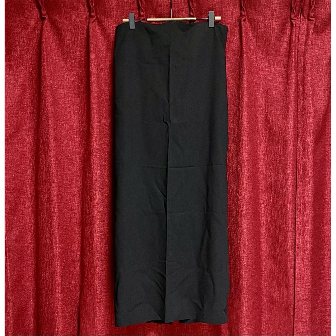 Y's ワイズ  ヨウジヤマモト タイト ロングスカート 無地 黒 モード レディースのスカート(ロングスカート)の商品写真