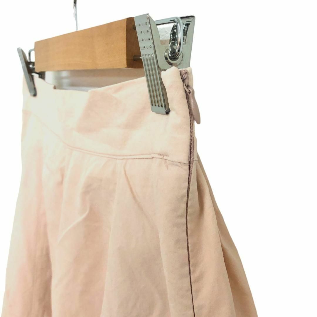 美品 STAGE レディース スカート ひざ丈 フレア ピンク レディースのスカート(ひざ丈スカート)の商品写真