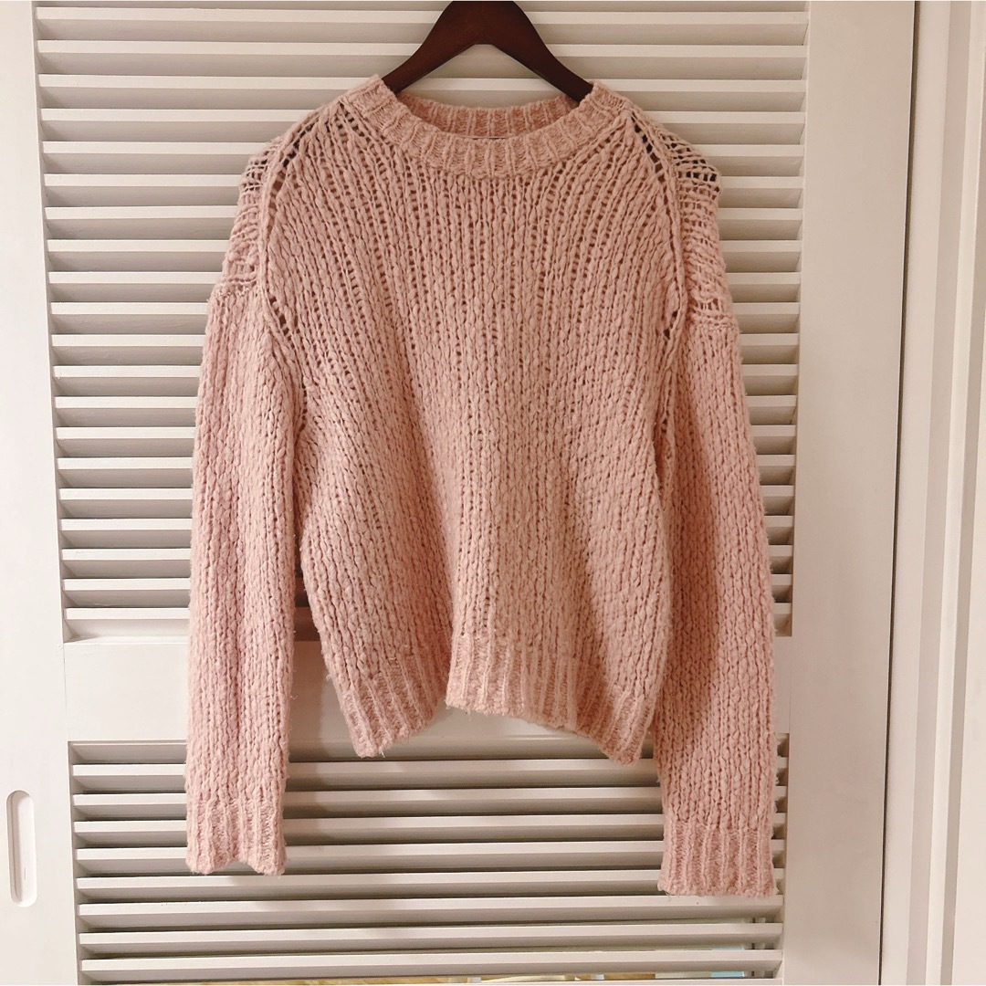 AURALEE(オーラリー)の360CASHMERE リブ編みウール混カシミアセーター レディースのトップス(ニット/セーター)の商品写真