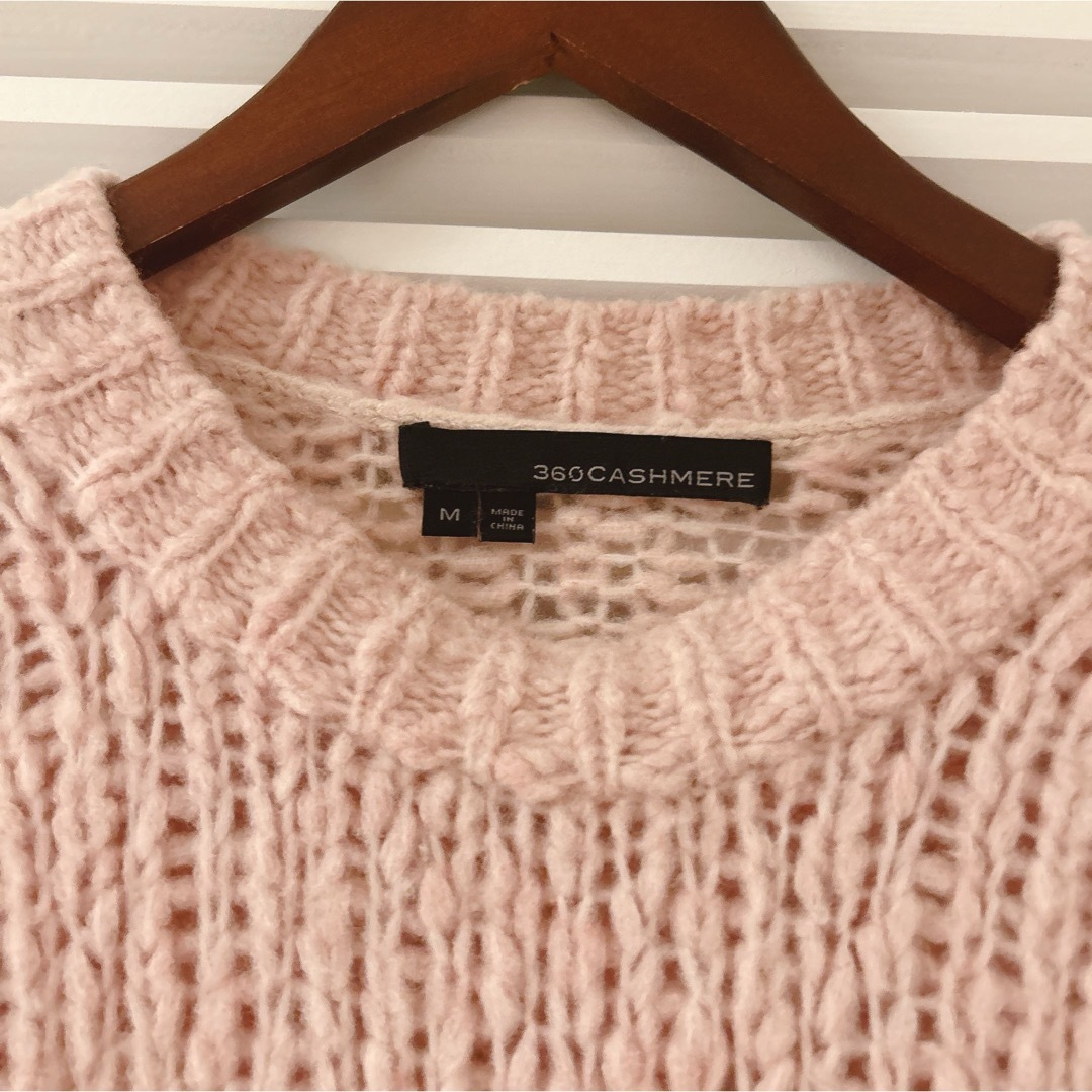 AURALEE(オーラリー)の360CASHMERE リブ編みウール混カシミアセーター レディースのトップス(ニット/セーター)の商品写真