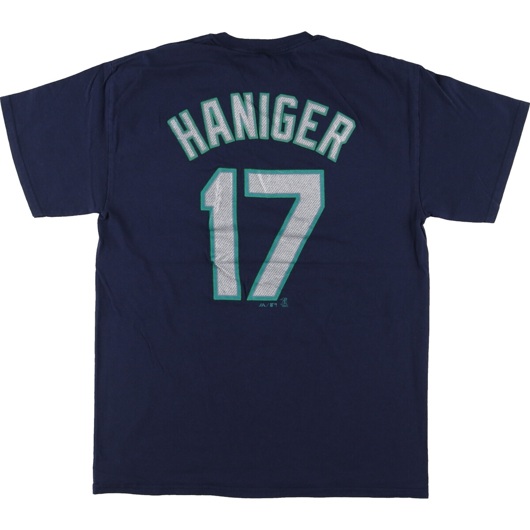 古着 MAJESTIC MLB SEATTLE MARINERS シアトルマリナーズ スポーツプリントTシャツ メンズM /eaa447865 メンズのトップス(Tシャツ/カットソー(半袖/袖なし))の商品写真
