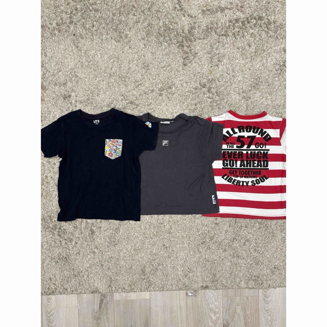 FILA(フィラ)の男の子Tシャツ110  3枚組 キッズ/ベビー/マタニティのキッズ服男の子用(90cm~)(Tシャツ/カットソー)の商品写真