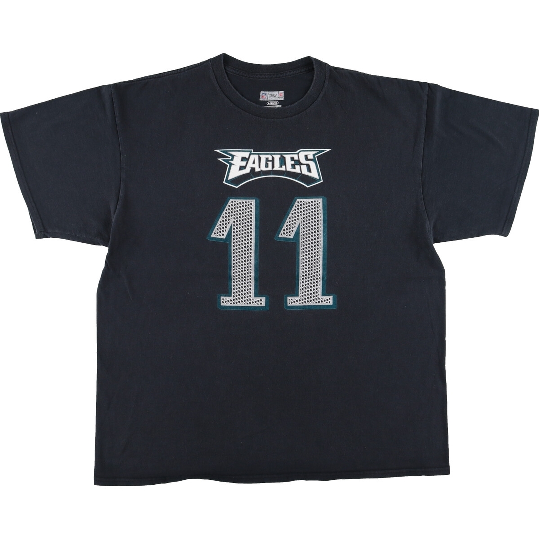 古着 TEAM APPAREL NFL PHILADELPHIA EAGLES フィラデルフィアイーグルス スポーツプリントTシャツ メンズXL /eaa447866 メンズのトップス(Tシャツ/カットソー(半袖/袖なし))の商品写真