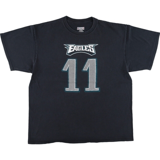 古着 TEAM APPAREL NFL PHILADELPHIA EAGLES フィラデルフィアイーグルス スポーツプリントTシャツ メンズXL /eaa447866(Tシャツ/カットソー(半袖/袖なし))