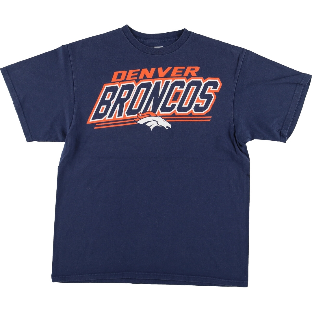 古着 TEAM APPAREL NFL DENVER BRONCOS デンバーブロンコス スポーツプリントTシャツ メンズL /eaa447874 メンズのトップス(Tシャツ/カットソー(半袖/袖なし))の商品写真