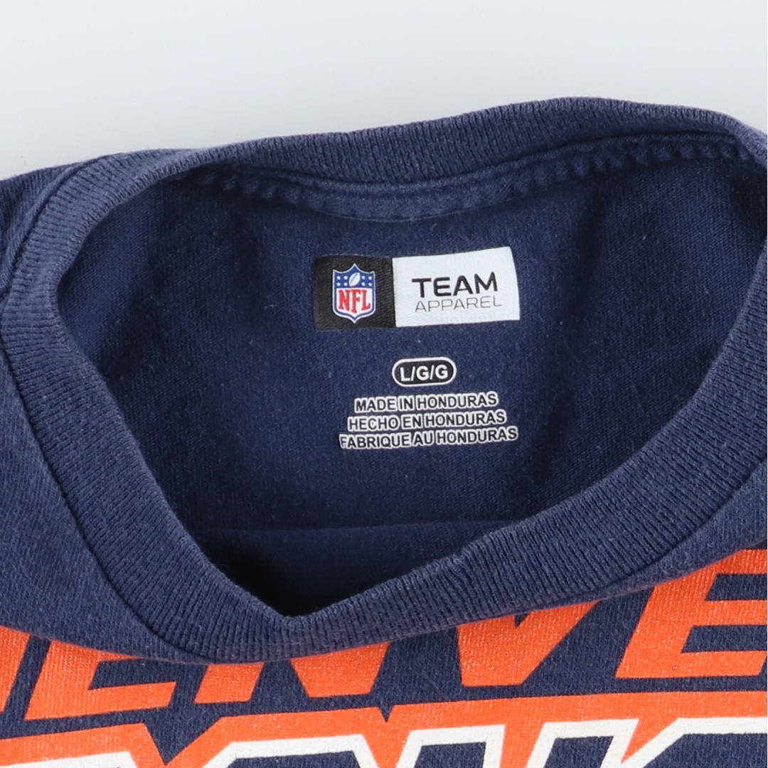 古着 TEAM APPAREL NFL DENVER BRONCOS デンバーブロンコス スポーツプリントTシャツ メンズL /eaa447874 メンズのトップス(Tシャツ/カットソー(半袖/袖なし))の商品写真