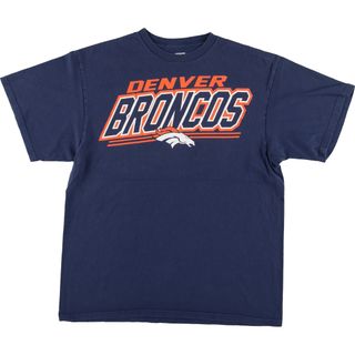 古着 TEAM APPAREL NFL DENVER BRONCOS デンバーブロンコス スポーツプリントTシャツ メンズL /eaa447874(Tシャツ/カットソー(半袖/袖なし))