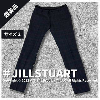 JILLSTUART - 【超美品】ジルスチュアート カジュアルパンツ 2 チェック スキニー ✓4380