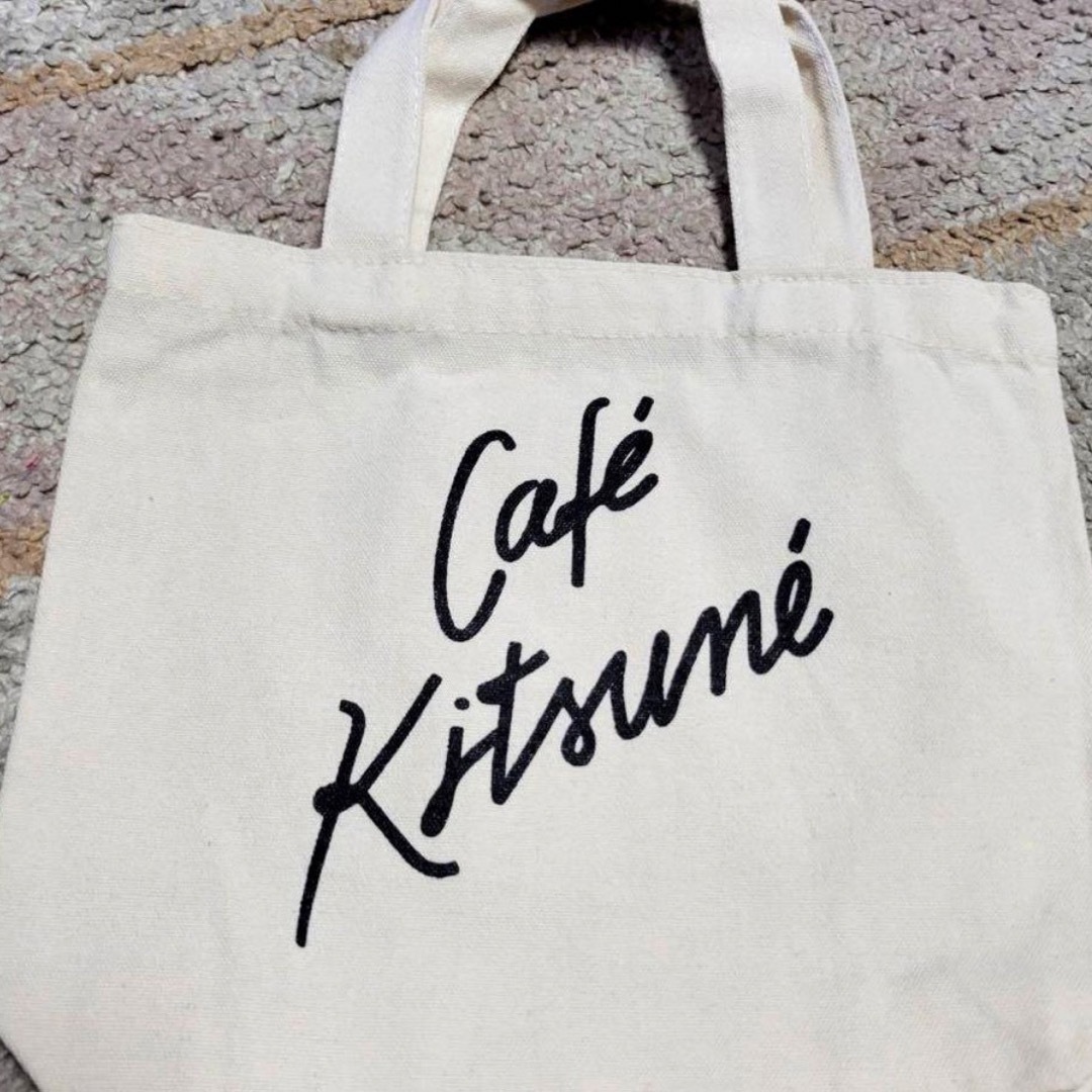 CafeKitsune✨ カフェキツネ maison コットン ミニトートバッグ レディースのバッグ(トートバッグ)の商品写真