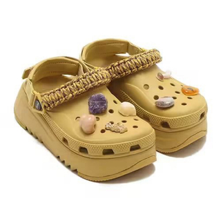 クロックス(crocs)の希少　美品　クロックス　アリーズ　厚底　サンダル　(サンダル)