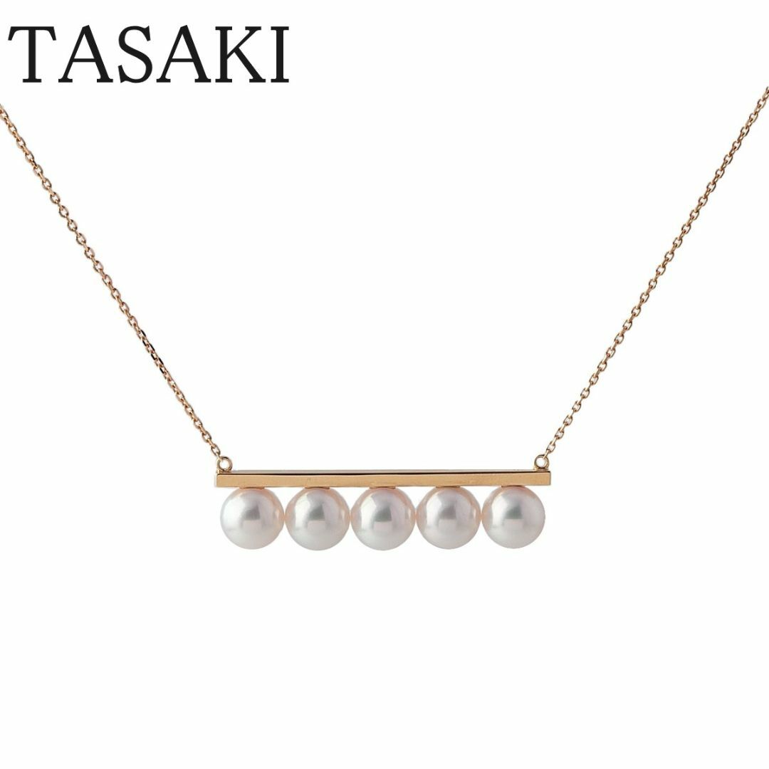 TASAKI(タサキ)のタサキ バランス シグネチャー ネックレス 現行モデル 定価796,400円 アコヤパール8.5mm 70cm 750YG P-15884型 箱 保証書(2020年) 新品仕上げ済 田崎 TASAKI【16887】 レディースのアクセサリー(ネックレス)の商品写真