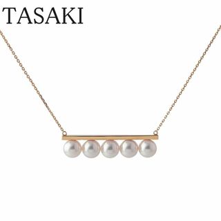 TASAKI - タサキ バランス シグネチャー ネックレス 現行モデル 定価796,400円 アコヤパール8.5mm 70cm 750YG P-15884型 箱 保証書(2020年) 新品仕上げ済 田崎 TASAKI【16887】