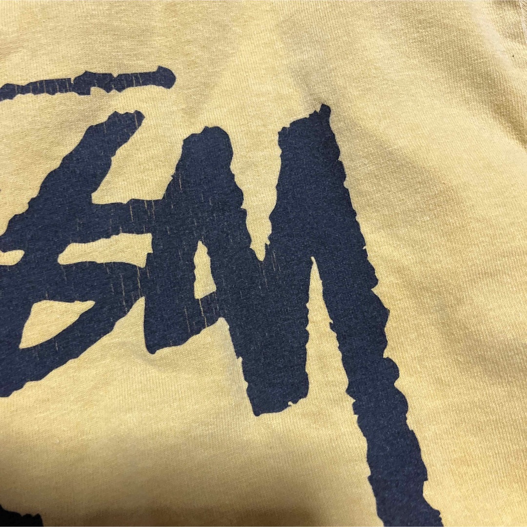 STUSSY(ステューシー)のSTUSSY トランプ　クローバー　tee tシャツ　L 黄色　yellow メンズのトップス(Tシャツ/カットソー(半袖/袖なし))の商品写真