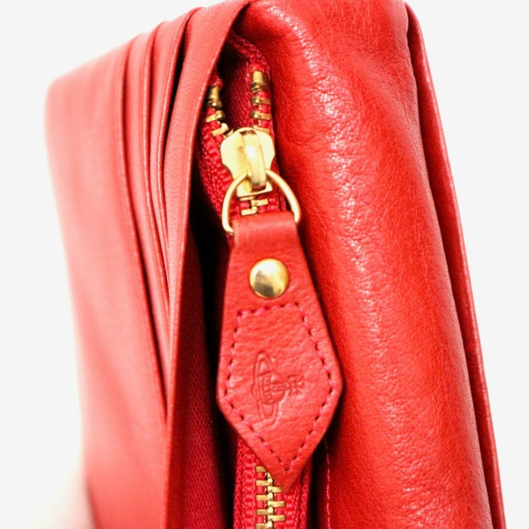 Vivienne Westwood(ヴィヴィアンウエストウッド)のヴィヴィアン ウェストウッド 長財布 ロングウォレット チェック ゴールド レディースのファッション小物(財布)の商品写真