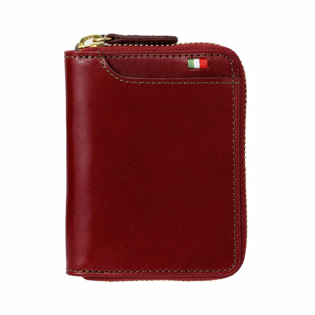 色: Red[ミラグロ] ラウンドファスナー タンポナートレザーシリーズ メンズのバッグ(その他)の商品写真