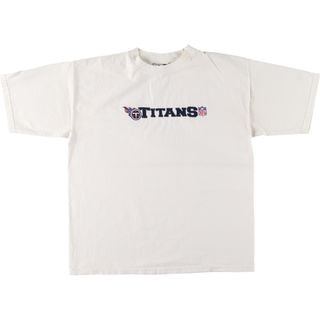 プーマ(PUMA)の古着 プーマ PUMA NFL TENNESSEE TITANS テネシータイタンズ スポーツプリントTシャツ カナダ製 メンズM /eaa447870(Tシャツ/カットソー(半袖/袖なし))