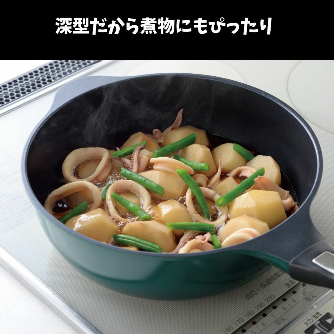 【在庫セール】アーネスト(Arnest) (IH対応) フライパン スーパーベル インテリア/住まい/日用品のキッチン/食器(調理道具/製菓道具)の商品写真