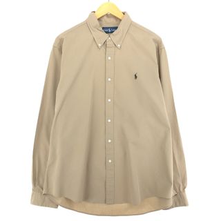 ラルフローレン(Ralph Lauren)の古着 ラルフローレン Ralph Lauren 長袖 ボタンダウンシャツ メンズXL /eaa448804(シャツ)