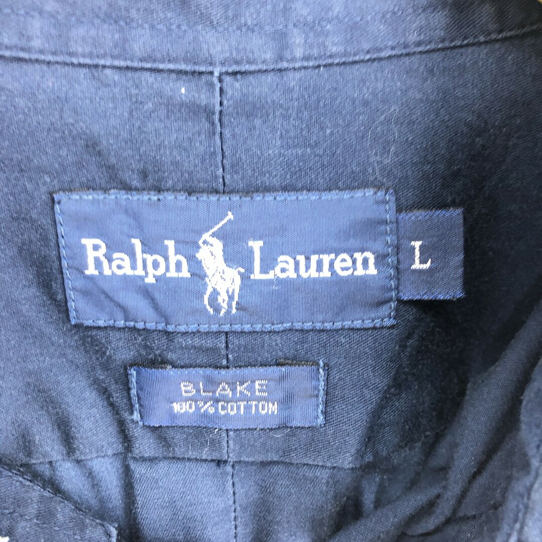 Ralph Lauren(ラルフローレン)の古着 ラルフローレン Ralph Lauren BLAKE 長袖 ボタンダウンシャツ メンズL /eaa448807 メンズのトップス(シャツ)の商品写真