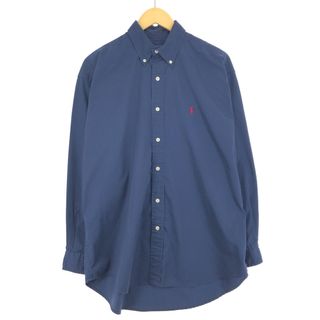 ラルフローレン(Ralph Lauren)の古着 ラルフローレン Ralph Lauren BLAKE 長袖 ボタンダウンシャツ メンズL /eaa448807(シャツ)