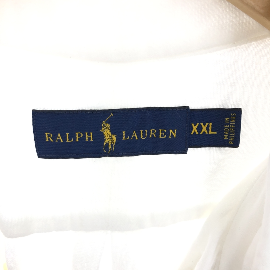 Ralph Lauren(ラルフローレン)の古着 ラルフローレン Ralph Lauren 長袖 ボタンダウンシャツ メンズXXL /eaa448810 メンズのトップス(シャツ)の商品写真