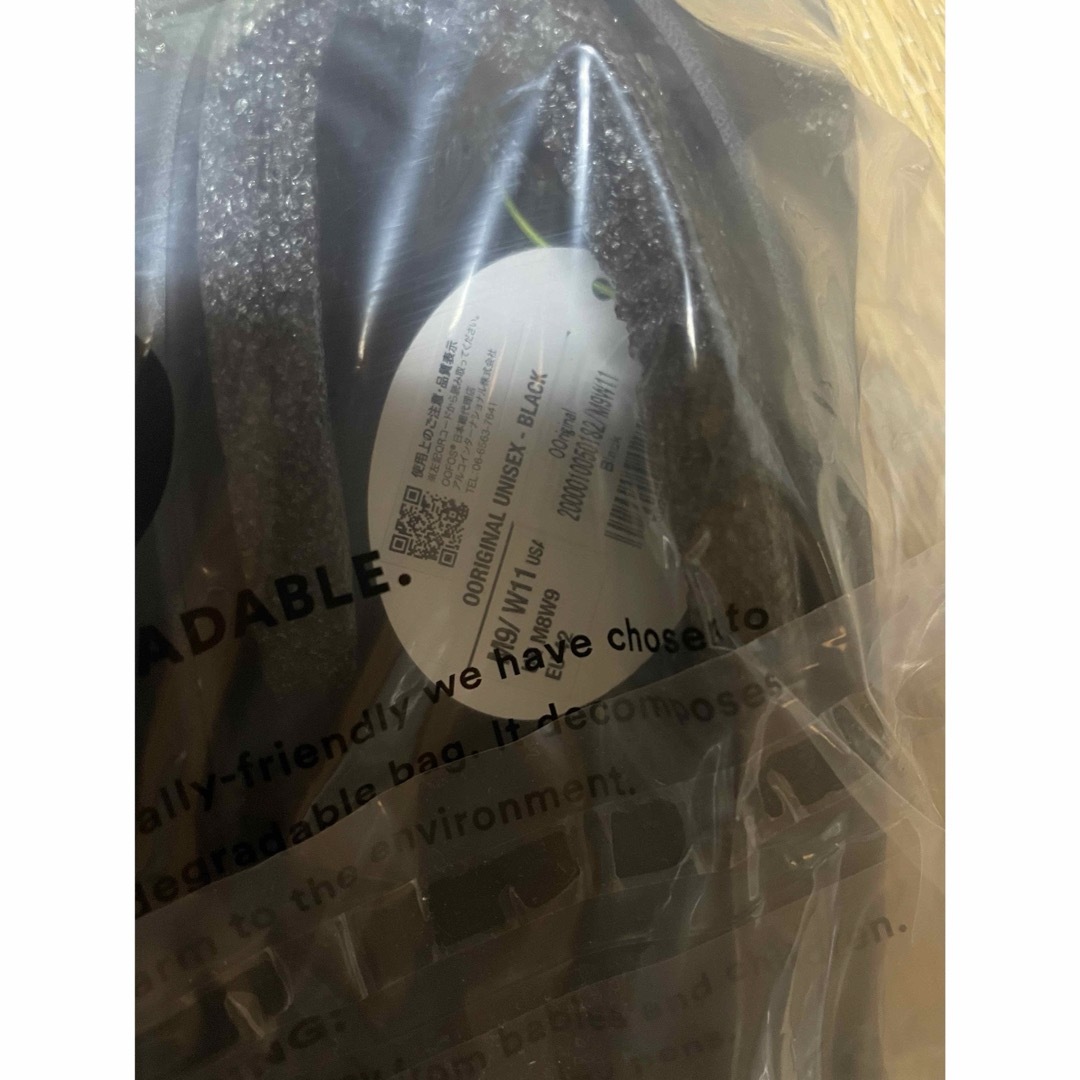 OOFOS(ウーフォス)のOOFOS OORIGINAL - BLACK メンズの靴/シューズ(サンダル)の商品写真
