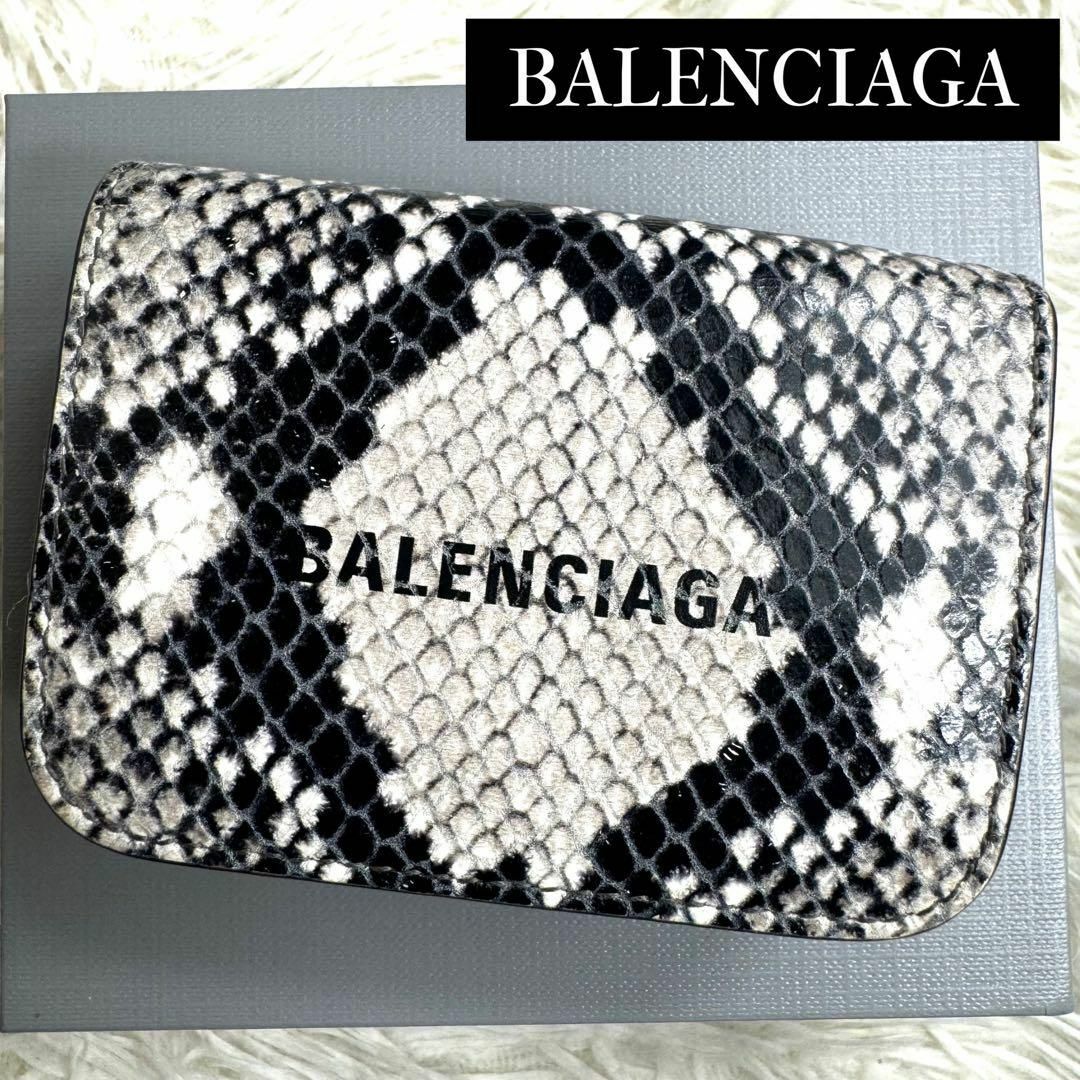 Balenciaga(バレンシアガ)の⋟希少品⋞ 付属品完備 / バレンシアガ パイソンキャッシュミニウォレット レディースのファッション小物(財布)の商品写真