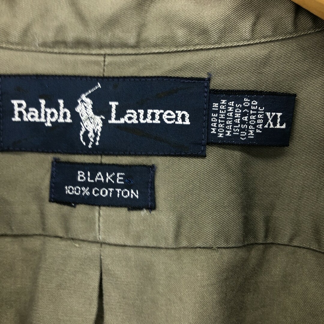 Ralph Lauren(ラルフローレン)の古着 ラルフローレン Ralph Lauren BLAKE 長袖 ボタンダウンシャツ メンズXL /eaa447191 メンズのトップス(シャツ)の商品写真