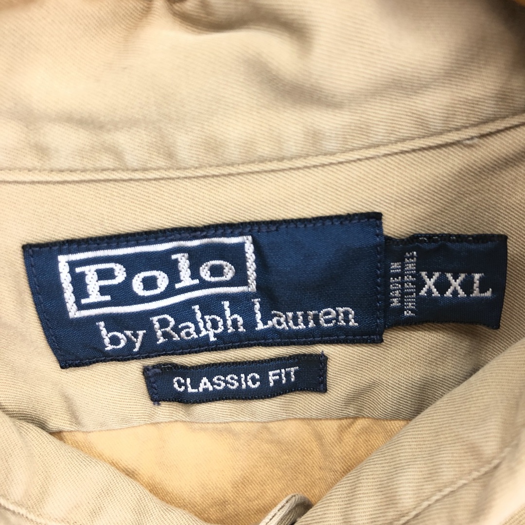 Ralph Lauren(ラルフローレン)の古着 ラルフローレン Ralph Lauren CLASSIC FIT 長袖 ワークシャツ メンズXXL /eaa447194 メンズのトップス(シャツ)の商品写真