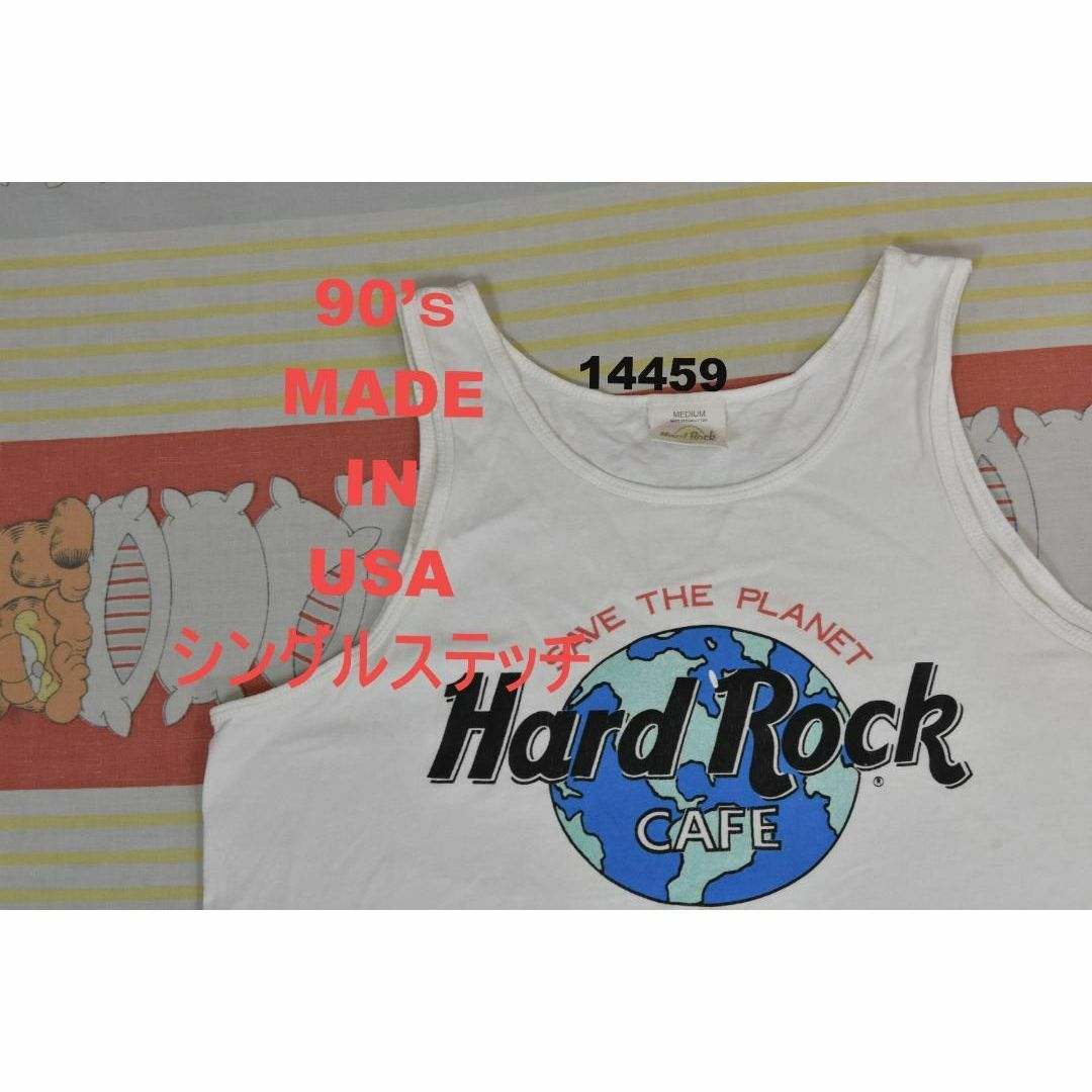 Hard Rock CAFE(ハードロックカフェ)のハードロックカフェ 90’ｓタンクトップ t14459 USA製 00 80 メンズのトップス(タンクトップ)の商品写真