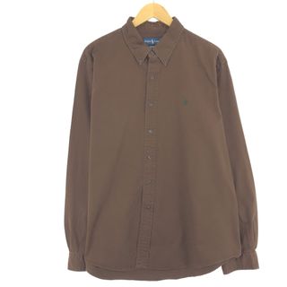 ラルフローレン(Ralph Lauren)の古着 ラルフローレン Ralph Lauren CUSTOM FIT 長袖 ボタンダウンシャツ メンズXXL /eaa447195(シャツ)