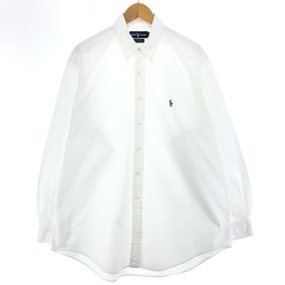 ラルフローレン(Ralph Lauren)の古着 ラルフローレン Ralph Lauren YARMOUTH 長袖 ボタンダウンシャツ メンズXL /eaa447196(シャツ)