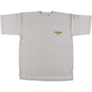 古着 NFL GREEN BAY PACKERS グリーンベイパッカーズ スポーツプリントTシャツ メンズL /eaa447868(Tシャツ/カットソー(半袖/袖なし))