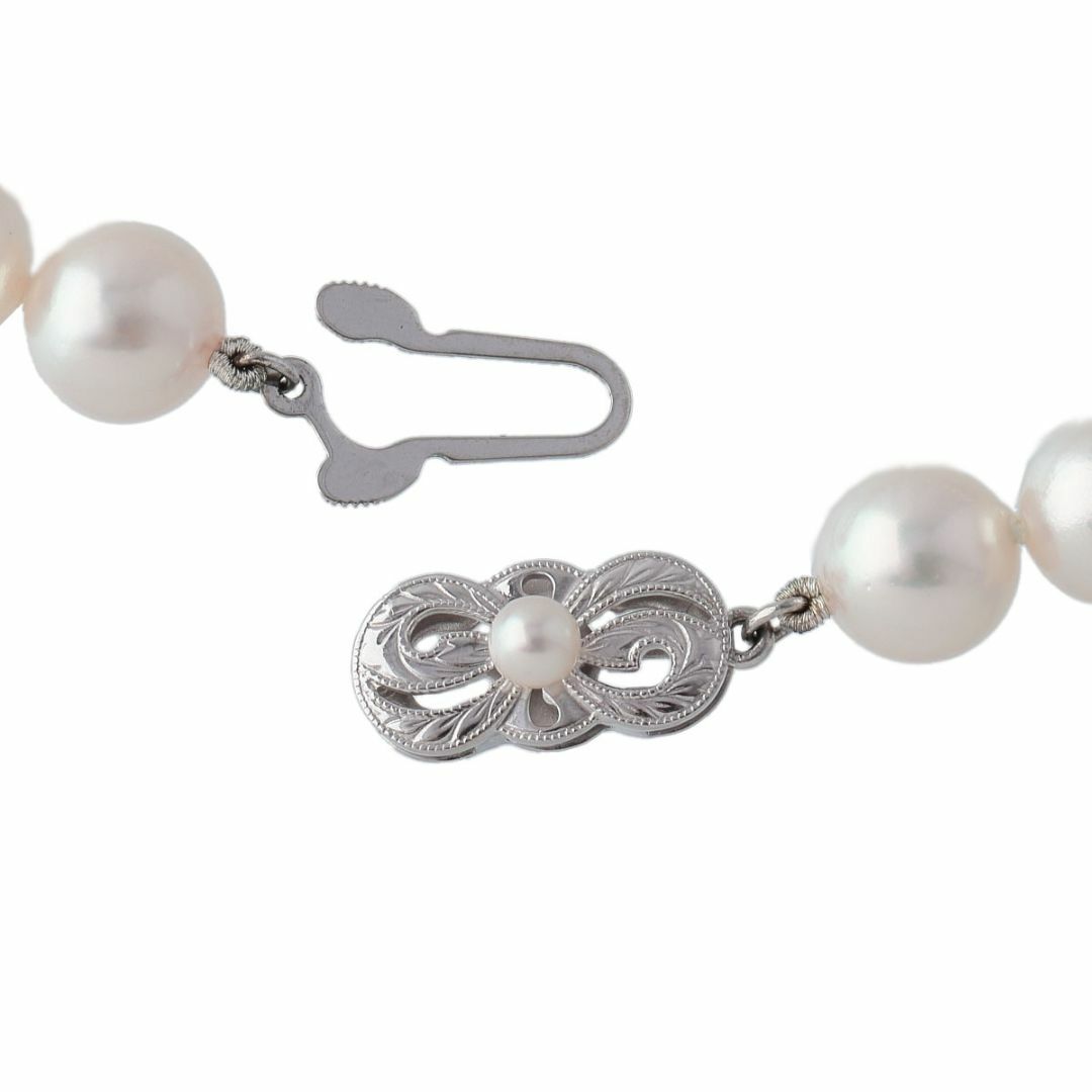 MIKIMOTO(ミキモト)のミキモト パールネックレス アコヤパール8.5mm～9.0mm 43cm K18WG 箱 MIKIMOTO【15799】 レディースのアクセサリー(ネックレス)の商品写真