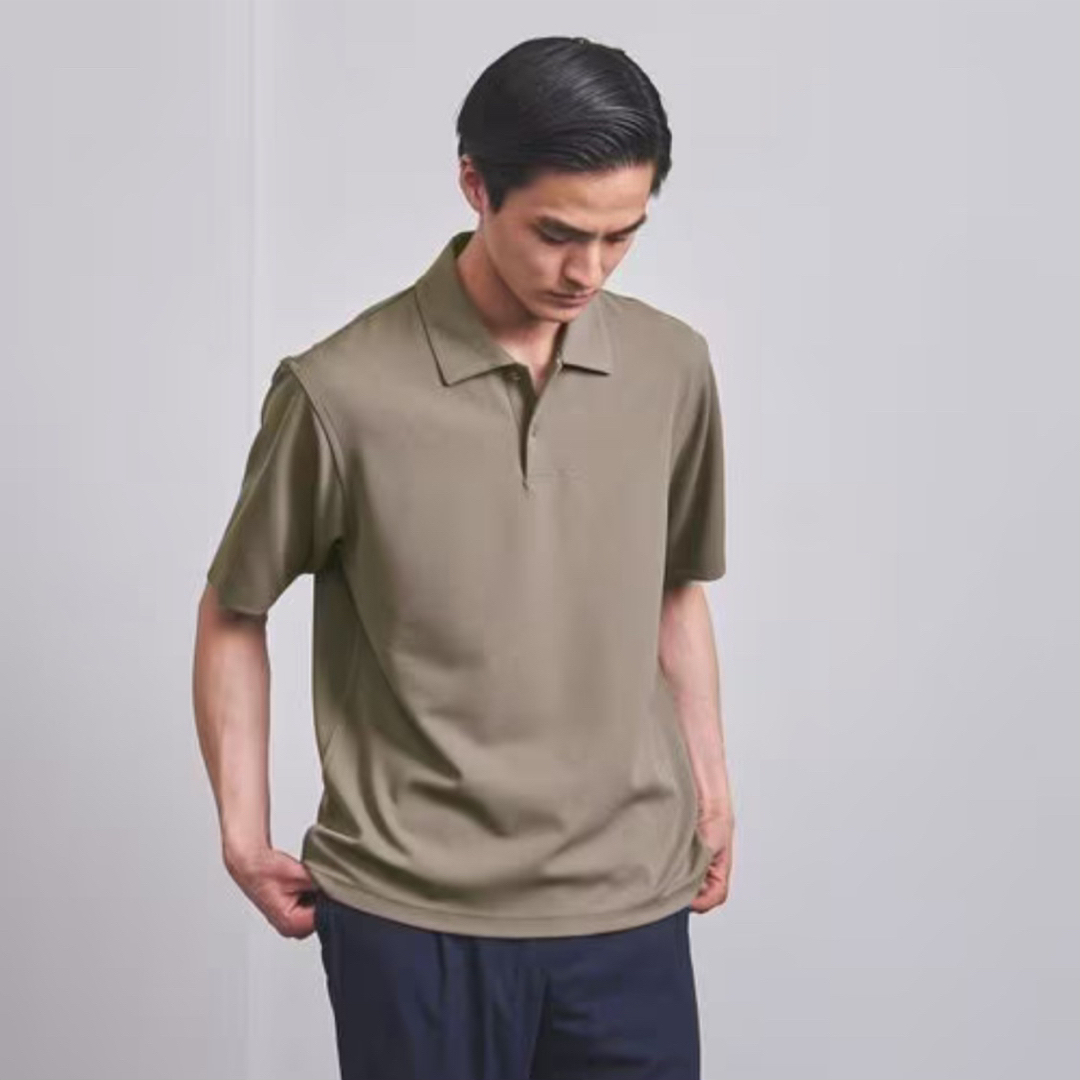 UNITED ARROWS(ユナイテッドアローズ)の【美品】UNITED ARROWS ユナイテッドアローズ  ポロシャツ　Lサイズ メンズのトップス(ポロシャツ)の商品写真