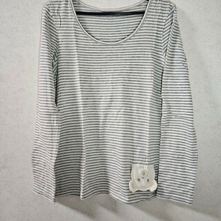 フランシュリッペ(franche lippee)のくまポケット☆ボーダーTシャツ(Tシャツ(長袖/七分))