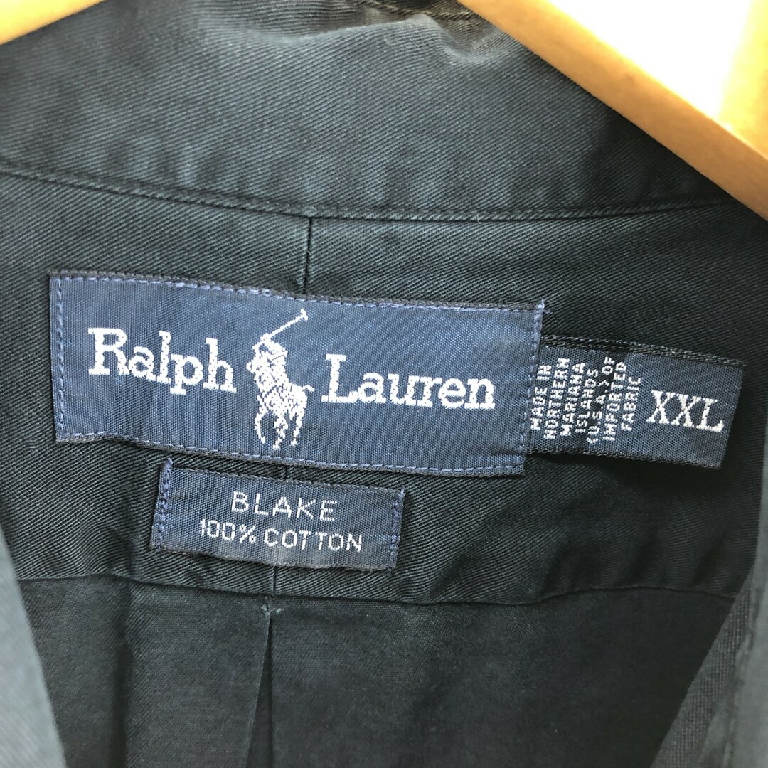 Ralph Lauren(ラルフローレン)の古着 ラルフローレン Ralph Lauren BLAKE 長袖 ボタンダウンシャツ メンズXXL /eaa448800 メンズのトップス(シャツ)の商品写真