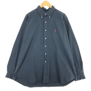 ラルフローレン(Ralph Lauren)の古着 ラルフローレン Ralph Lauren BLAKE 長袖 ボタンダウンシャツ メンズXXL /eaa448800(シャツ)