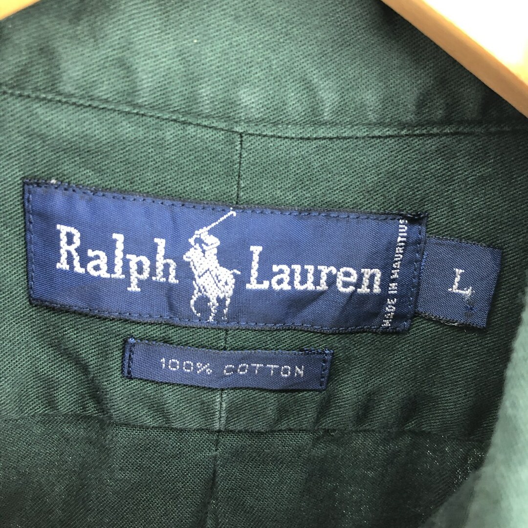 Ralph Lauren(ラルフローレン)の古着 ラルフローレン Ralph Lauren 長袖 ボタンダウンシャツ メンズL /eaa448808 メンズのトップス(シャツ)の商品写真