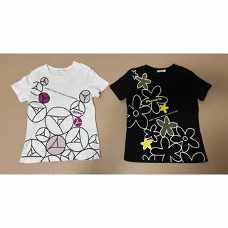 BeBe - 【BeBe べべ】ガールズ　花柄デザイン　半袖Tシャツ　トップス　120cm