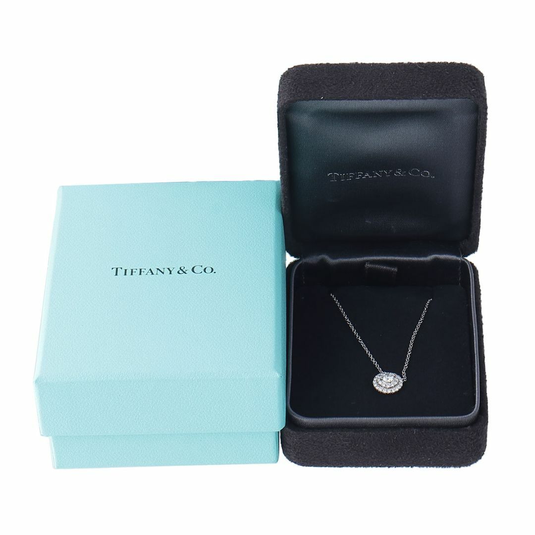 Tiffany & Co.(ティファニー)のティファニー ダイヤ ネックレス ソレスト 現行モデル Pt950 41cm 箱 新品仕上げ済 TIFFANY【16544】 レディースのアクセサリー(ネックレス)の商品写真