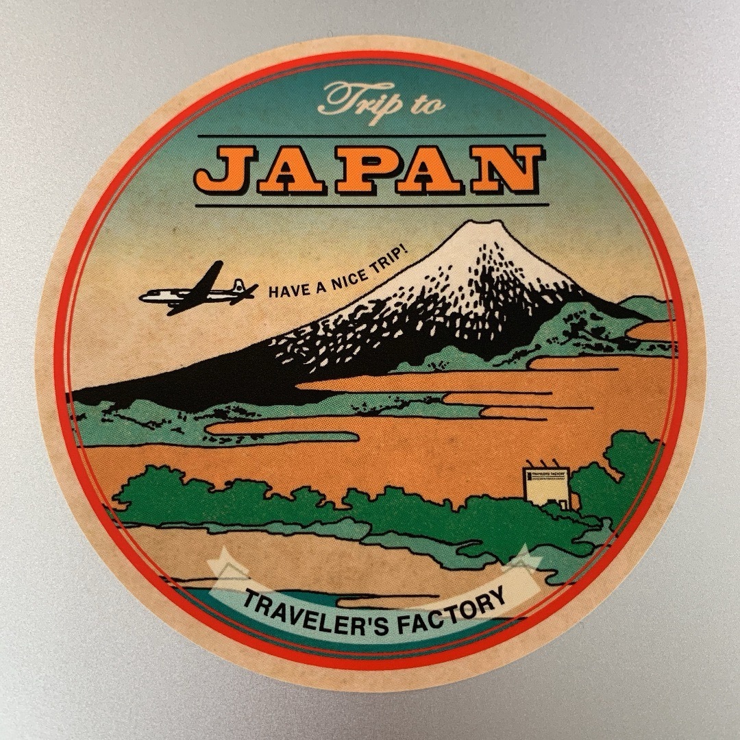 トラベラーズファクトリー  ステッカー 成田空港 限定 バゲッジステッカー 自動車/バイクのバイク(ステッカー)の商品写真