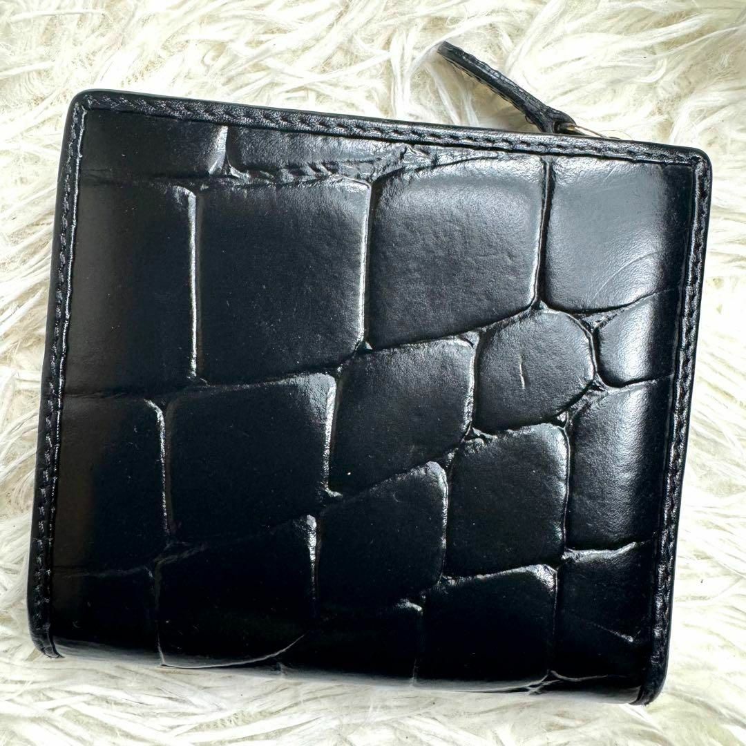 Vivienne Westwood(ヴィヴィアンウエストウッド)の⋟希少品⋞ / ヴィヴィアンウエストウッド エンボスクロココンパクトウォレット レディースのファッション小物(財布)の商品写真