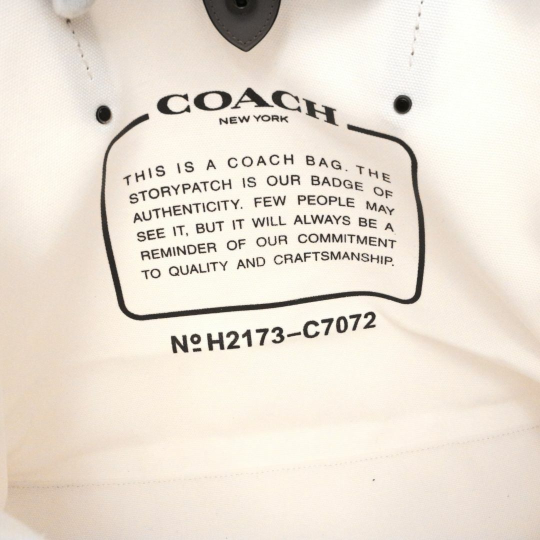 COACH(コーチ)のコーチ C7072 トートバッグ ハンドバッグ リサイクル キャンバス レザー レディースのバッグ(トートバッグ)の商品写真